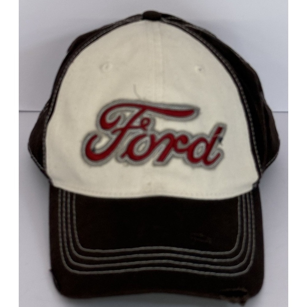 Ford Cap ~ Headwear Vented Hat ~ One Size 100% Cotton Adjustable